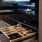 ar cucina Primavera legno con penisola e sgabelli offerta Sicilia Messina Catania 22